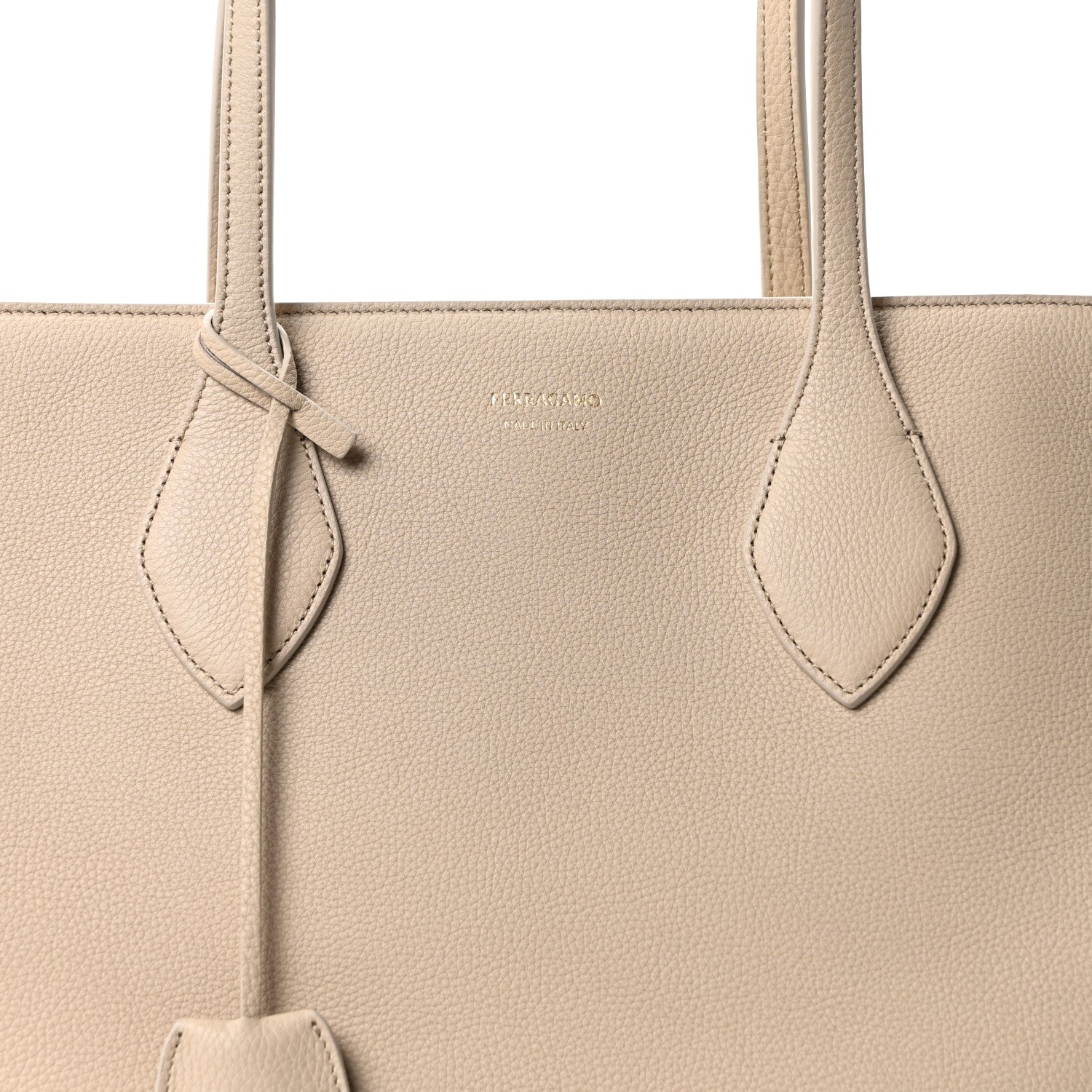 Calfskin Large Star Tote Stone