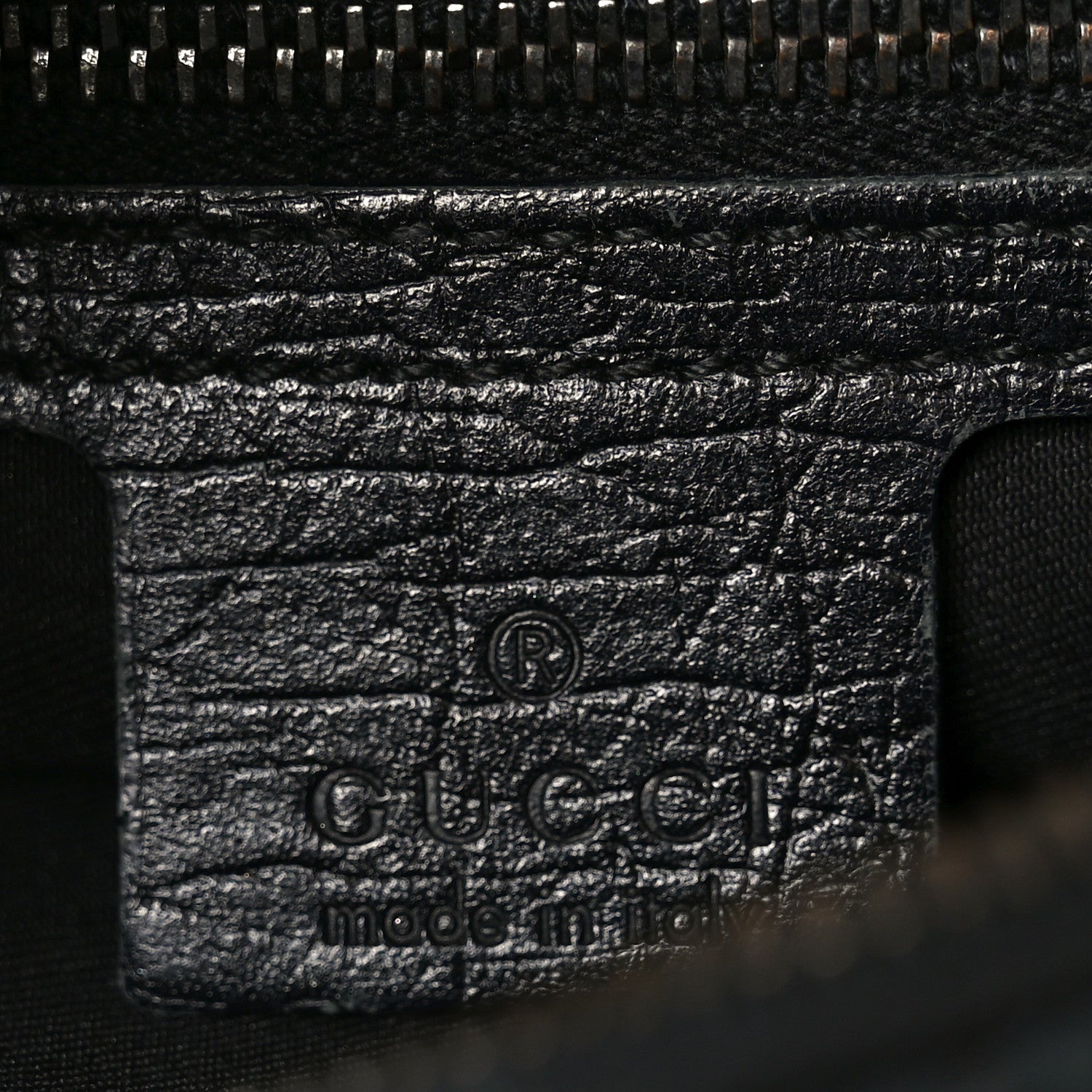 Monogram Medium Horsebit Chain Hobo Black