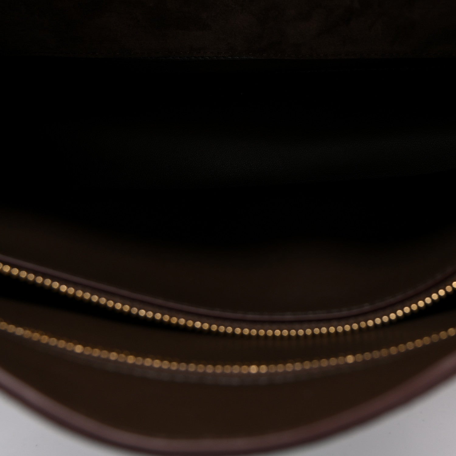 Suede Calfskin Small Souplissimo Maxi Flap Dark Brown