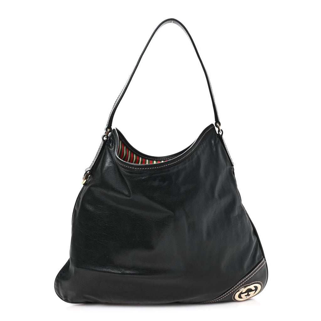 Calfskin Medium New Britt Hobo Black
