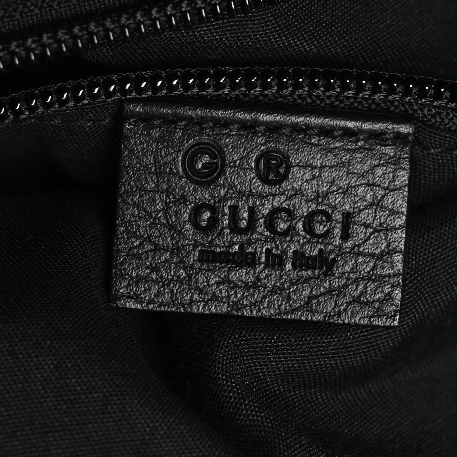 Denim Monogram Medium Backpack Black