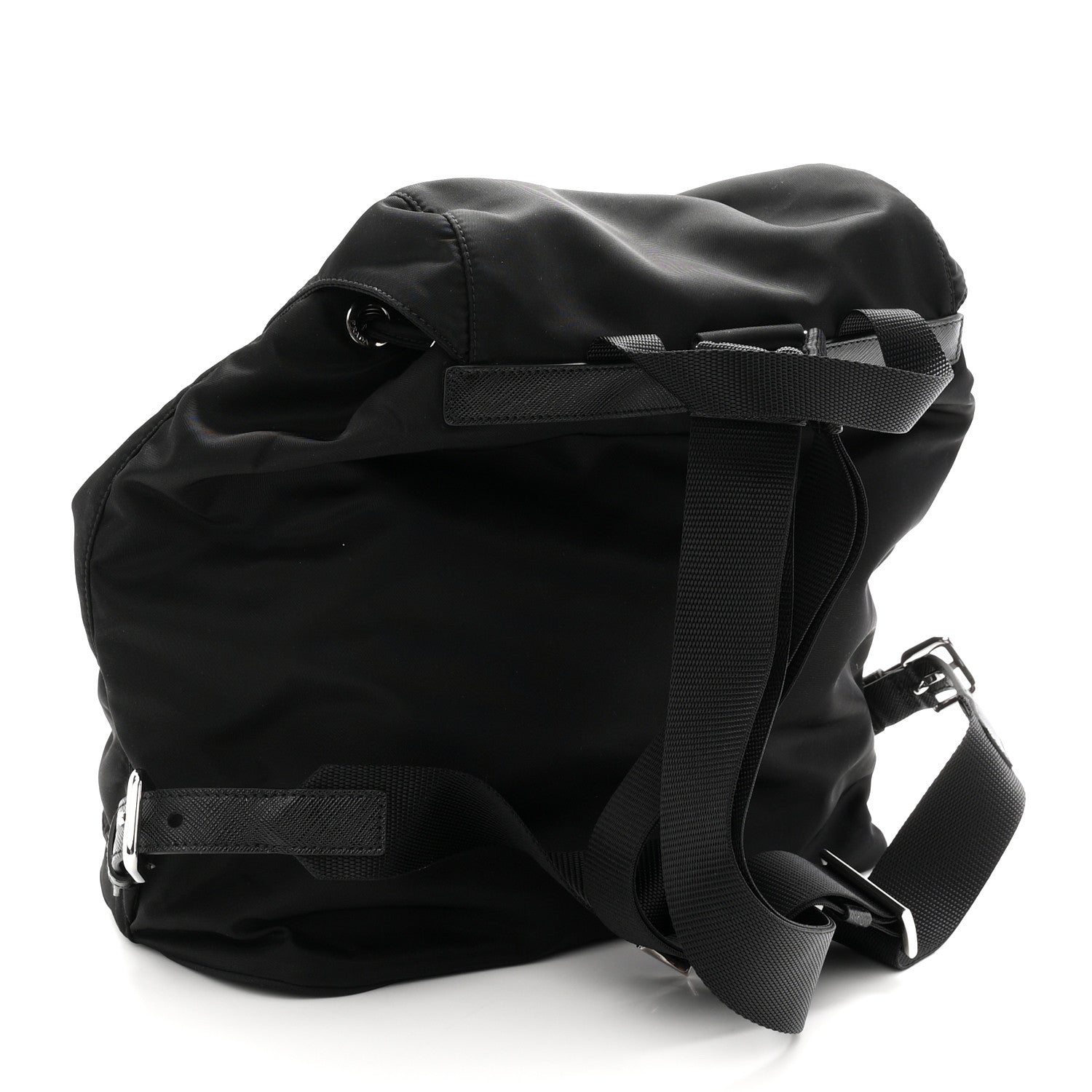Nylon Vela Large Backpack Black