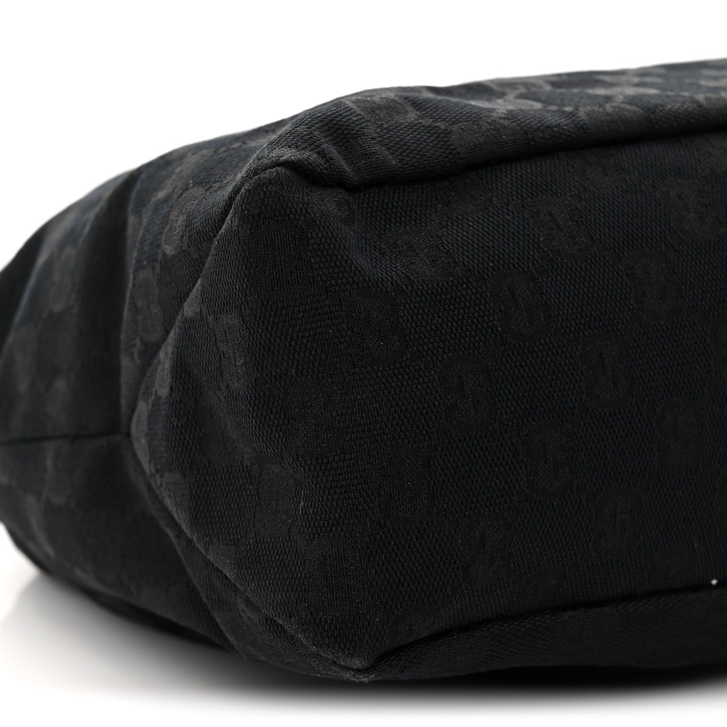 Monogram Medium Horsebit Chain Hobo Black