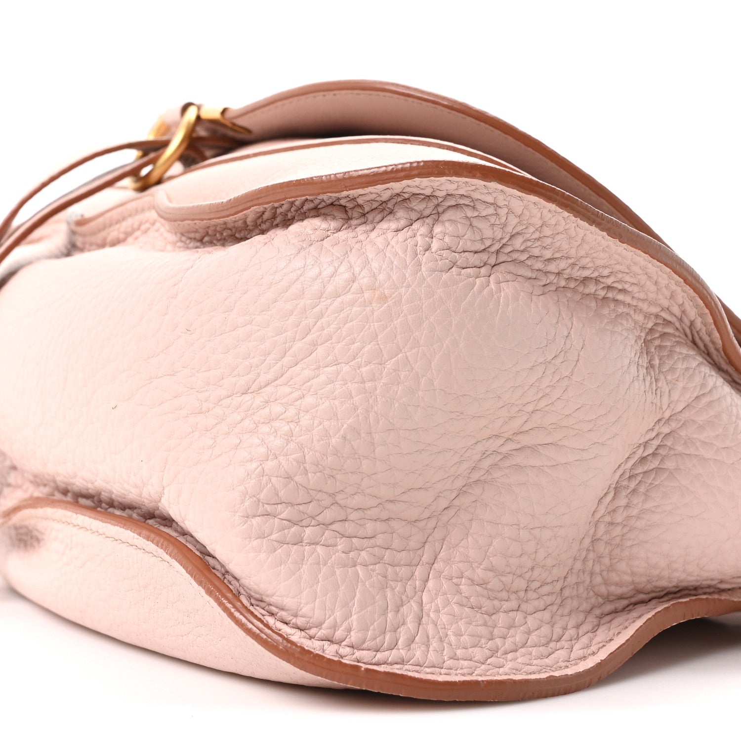 Calfskin Medium Marcie Satchel Nude Pink
