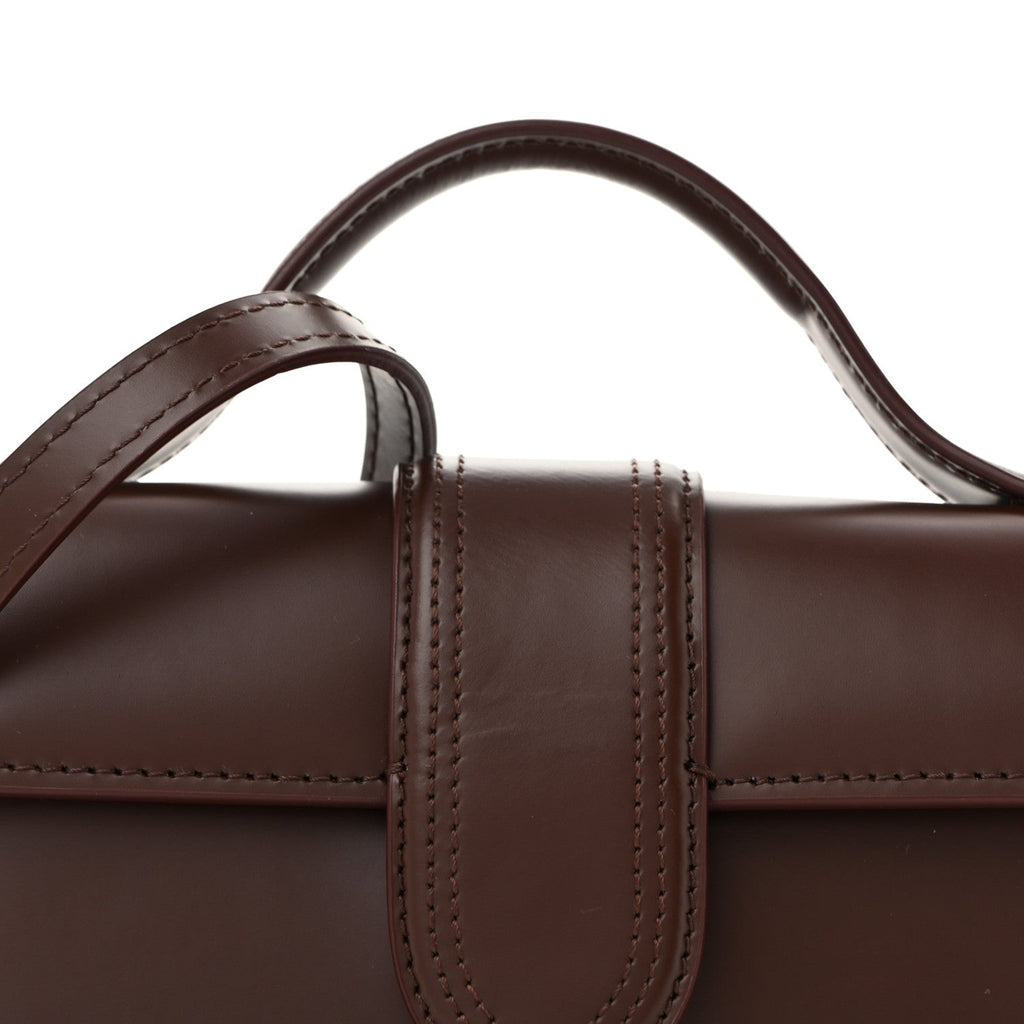 Smooth Calfskin Le Bambino Dark Brown