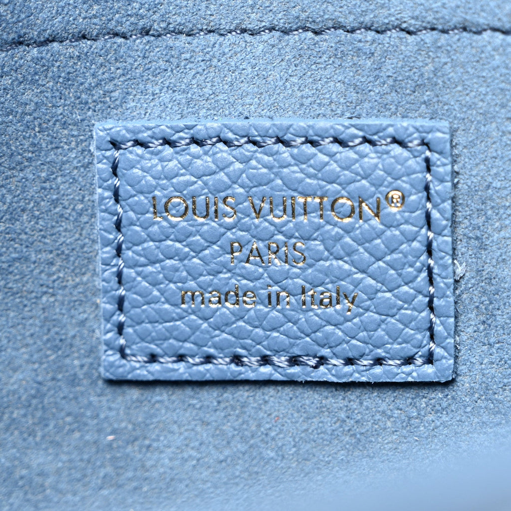 Empreinte Pochette Felicie Chain Wallet Blue Jean