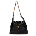 Caviar Quilted Small Chanel 25 Handbag Black