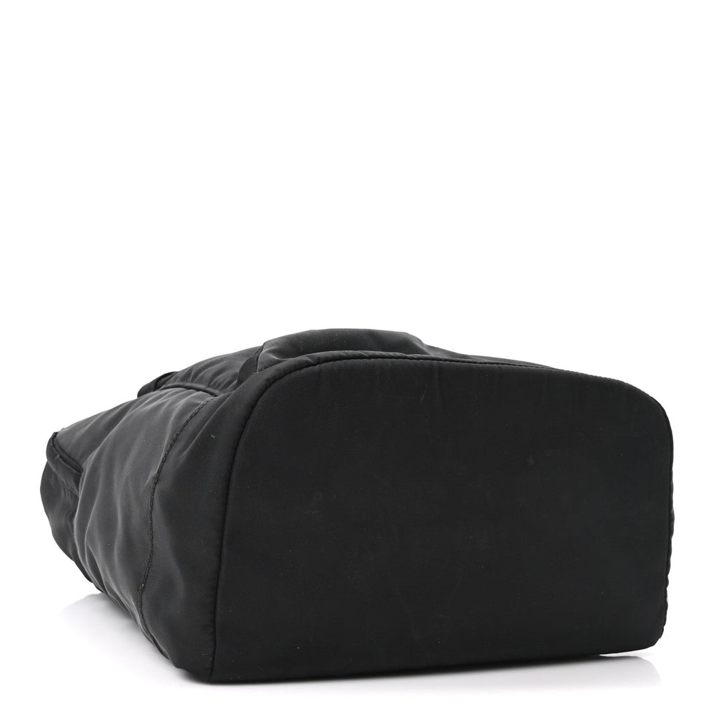 Tessuto Nylon Zip Backpack Black