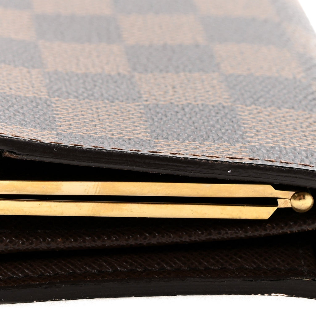 Damier Ebene French Purse Wallet