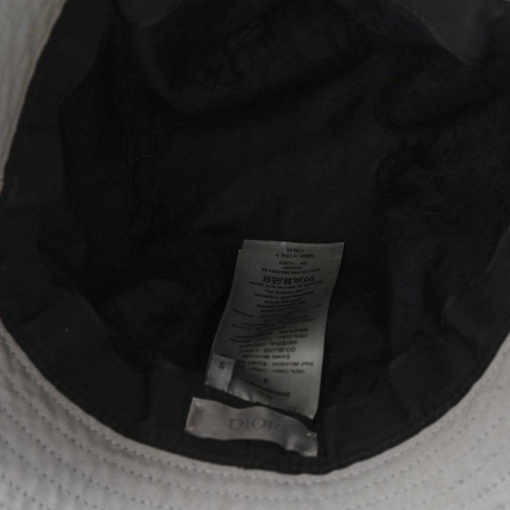 Cotton Logo Bucket Hat S Black