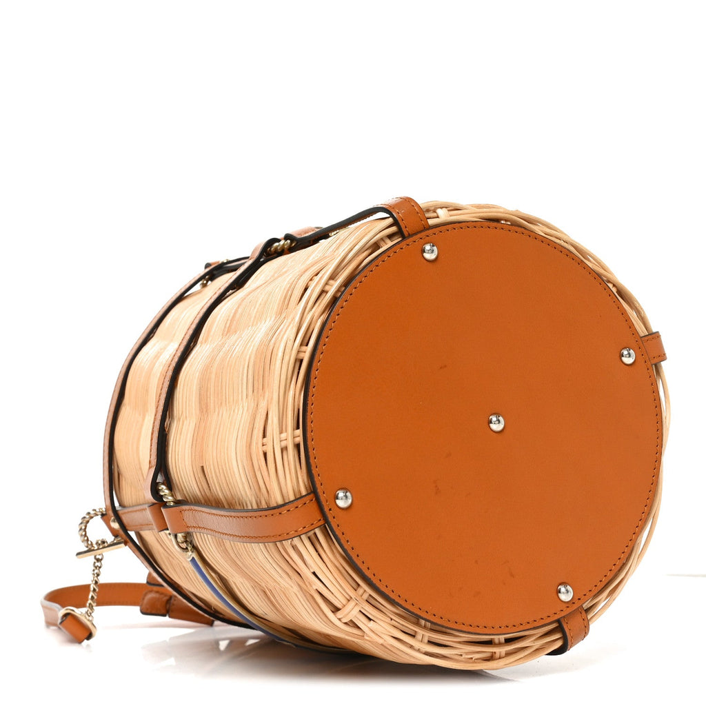 Wicker Bucket Bag Natural
