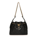 Caviar Quilted Small Chanel 25 Handbag Black