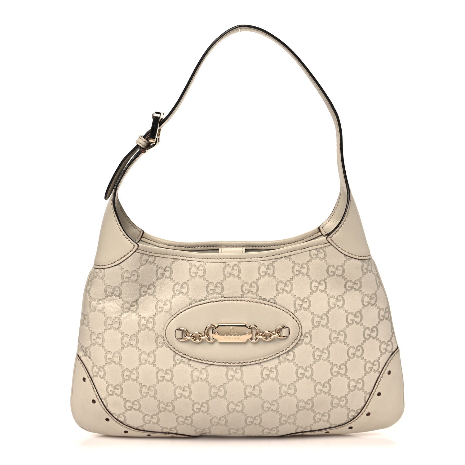 Guccissima Punch Hobo Off White