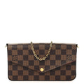 Damier Ebene Pochette Felicie Chain Wallet