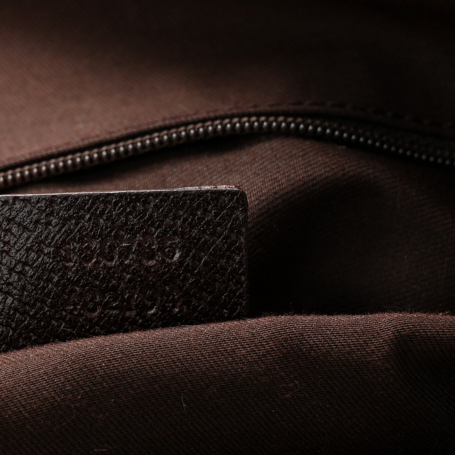 Monogram Medium Abbey Shoulder Bag Dark Brown
