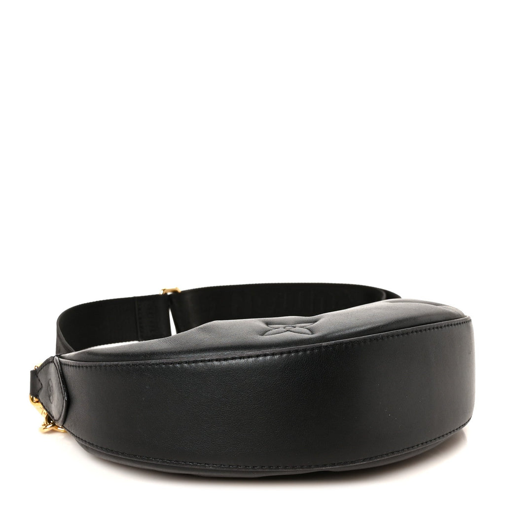 Calfskin Bubblegram Over The Moon Black
