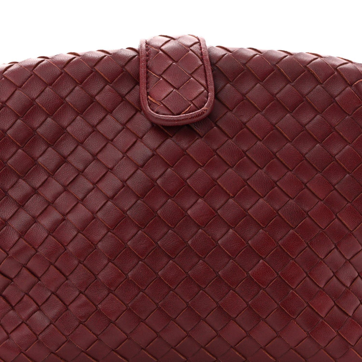 Nappa Intrecciato The Lauren 1980 Clutch Gigolo Red