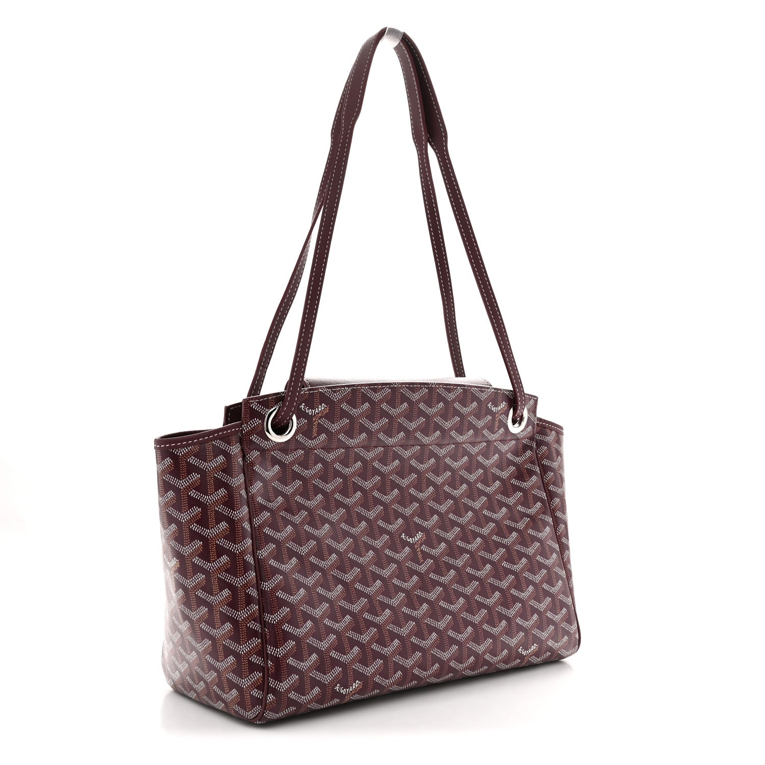 Goyardine Rouette PM Burgundy