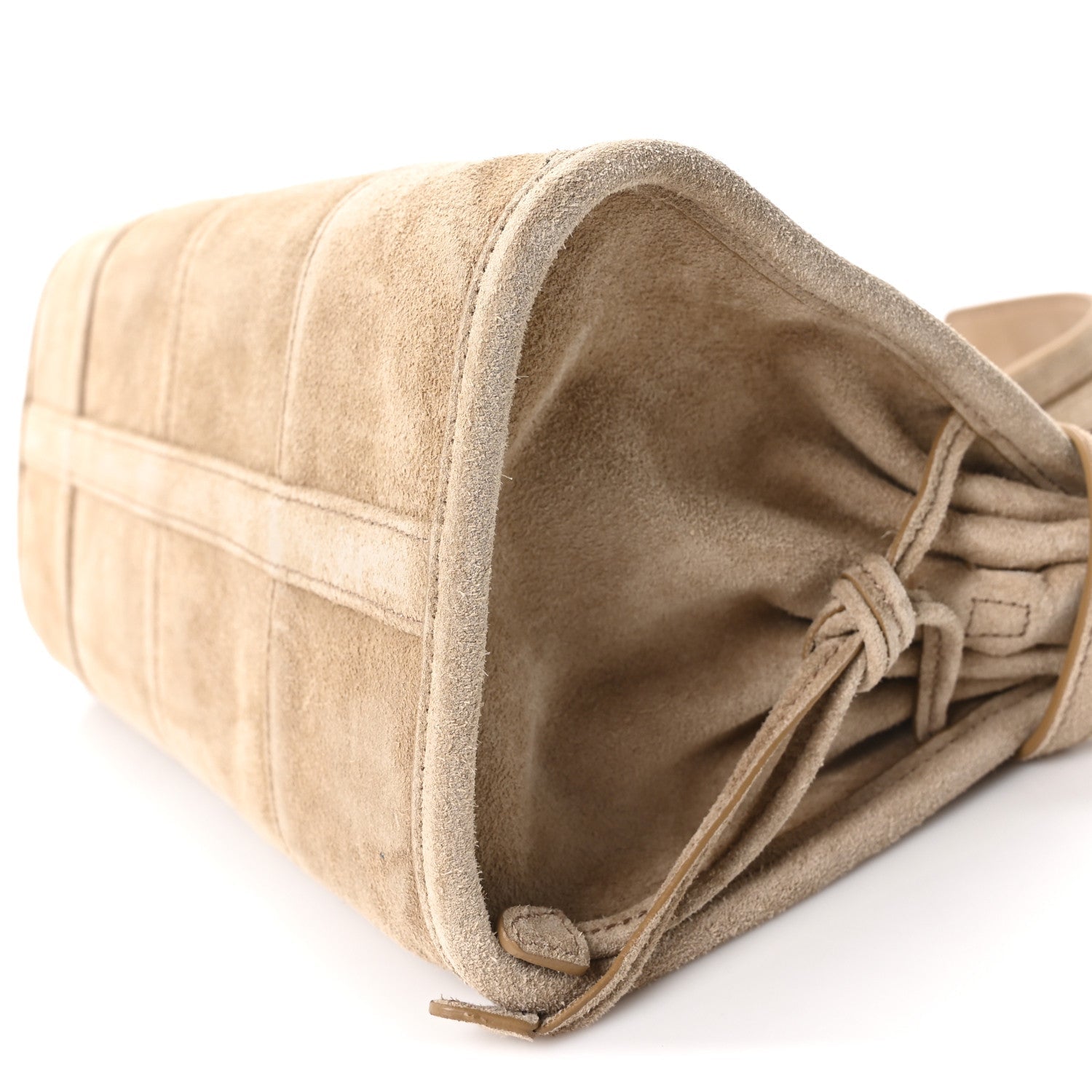 Scamosciato Triangle Small Bonnie Shoulder Bag Deserto