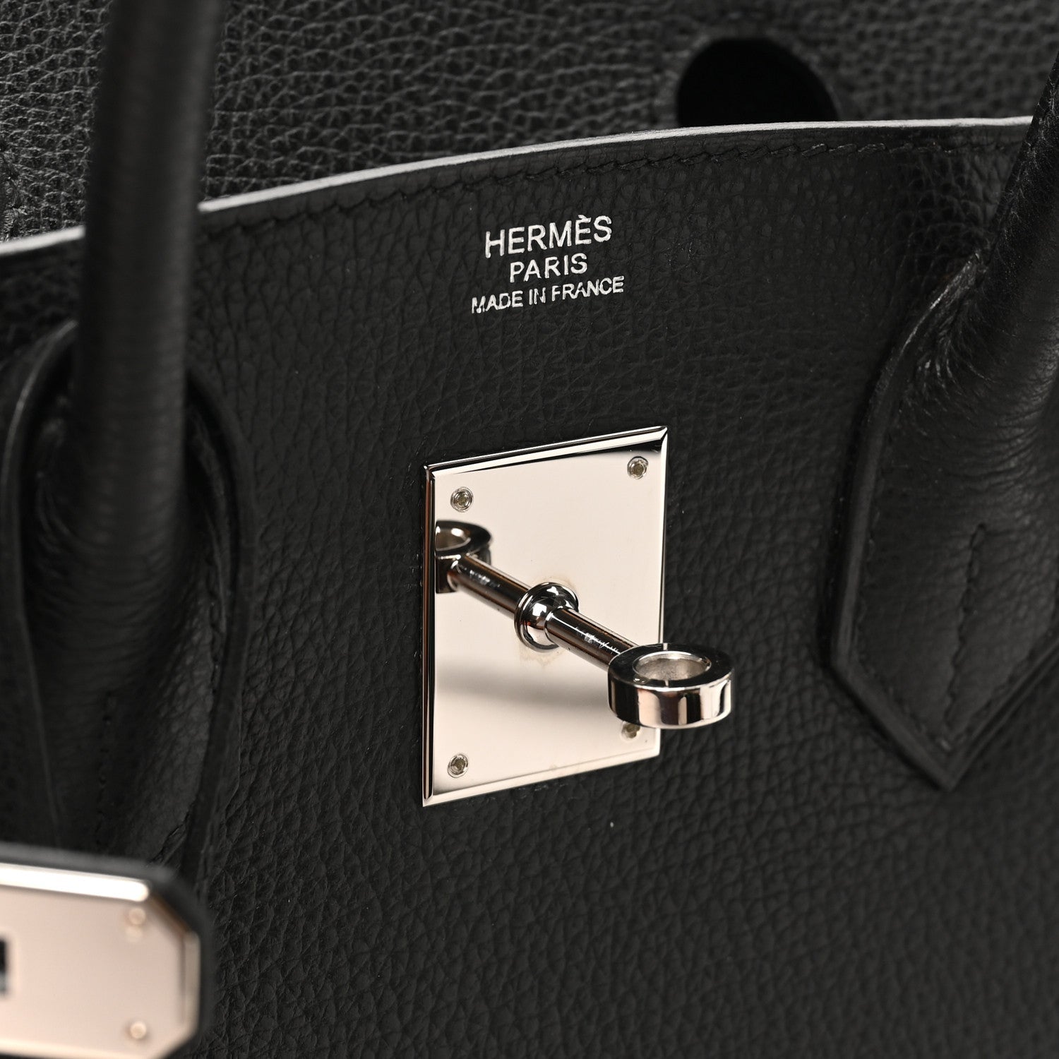 Taurillon Clemence Birkin 30 Black
