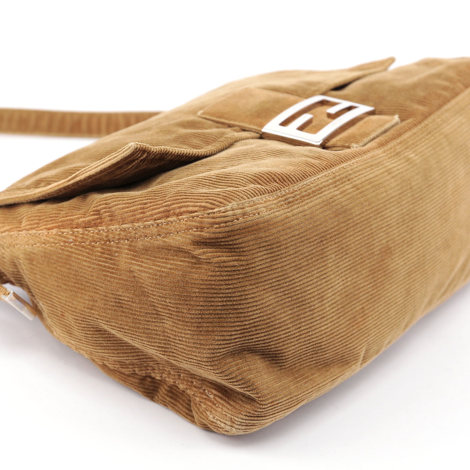 Beige Corduroy Mamma Bag