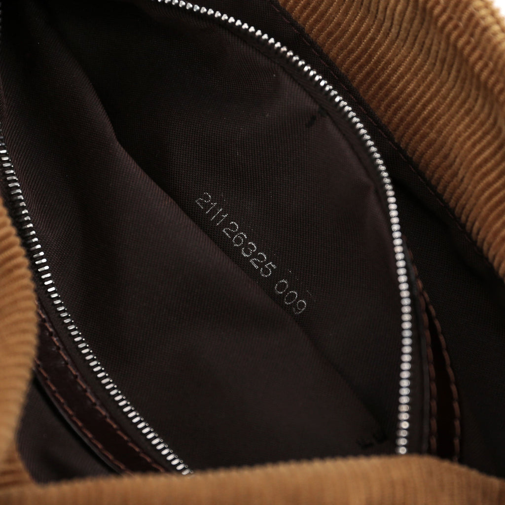 Beige Corduroy Mamma Bag