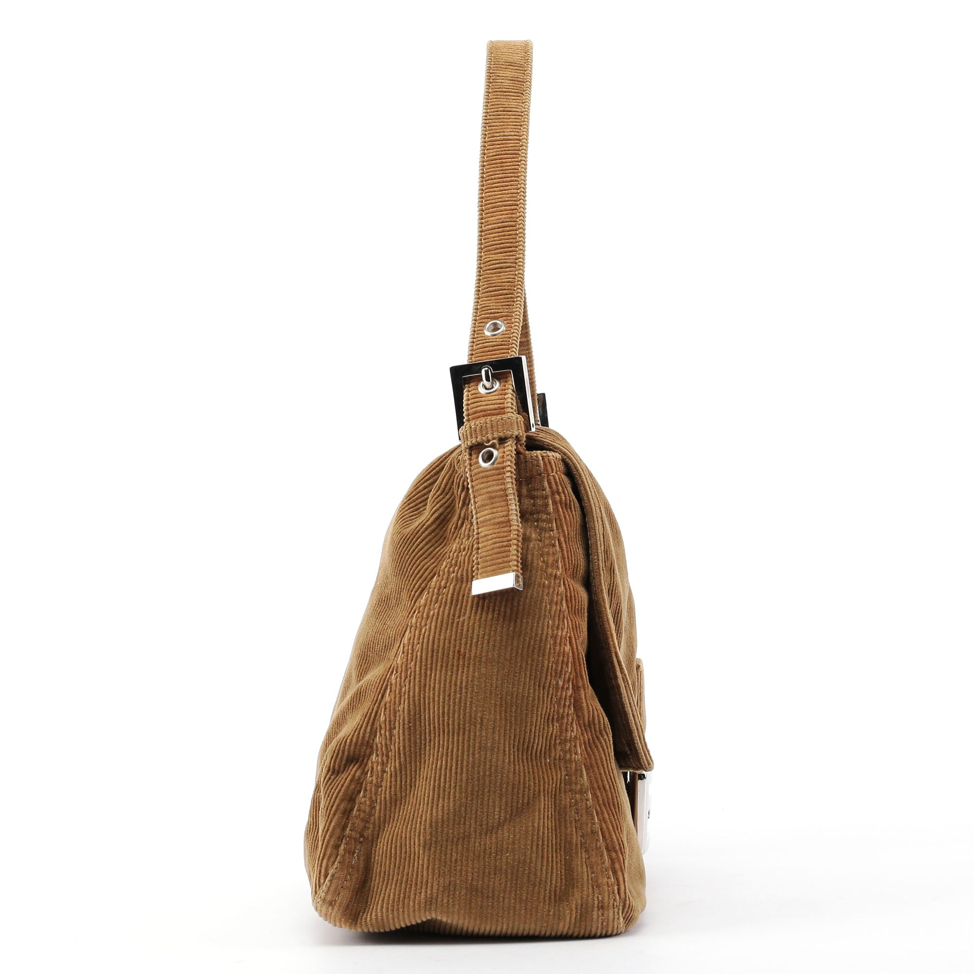 Beige Corduroy Mamma Bag