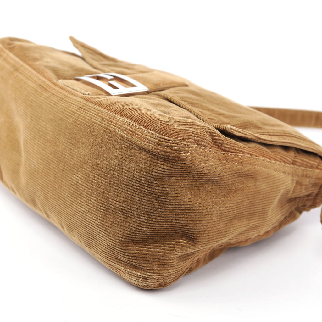 Beige Corduroy Mamma Bag