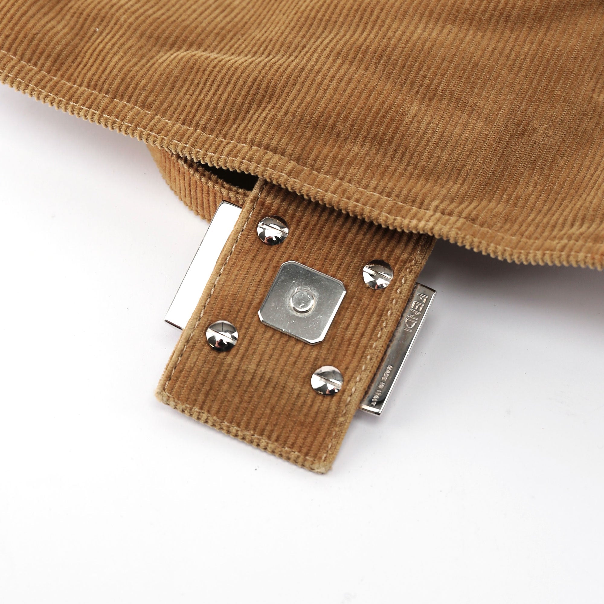 Beige Corduroy Mamma Bag