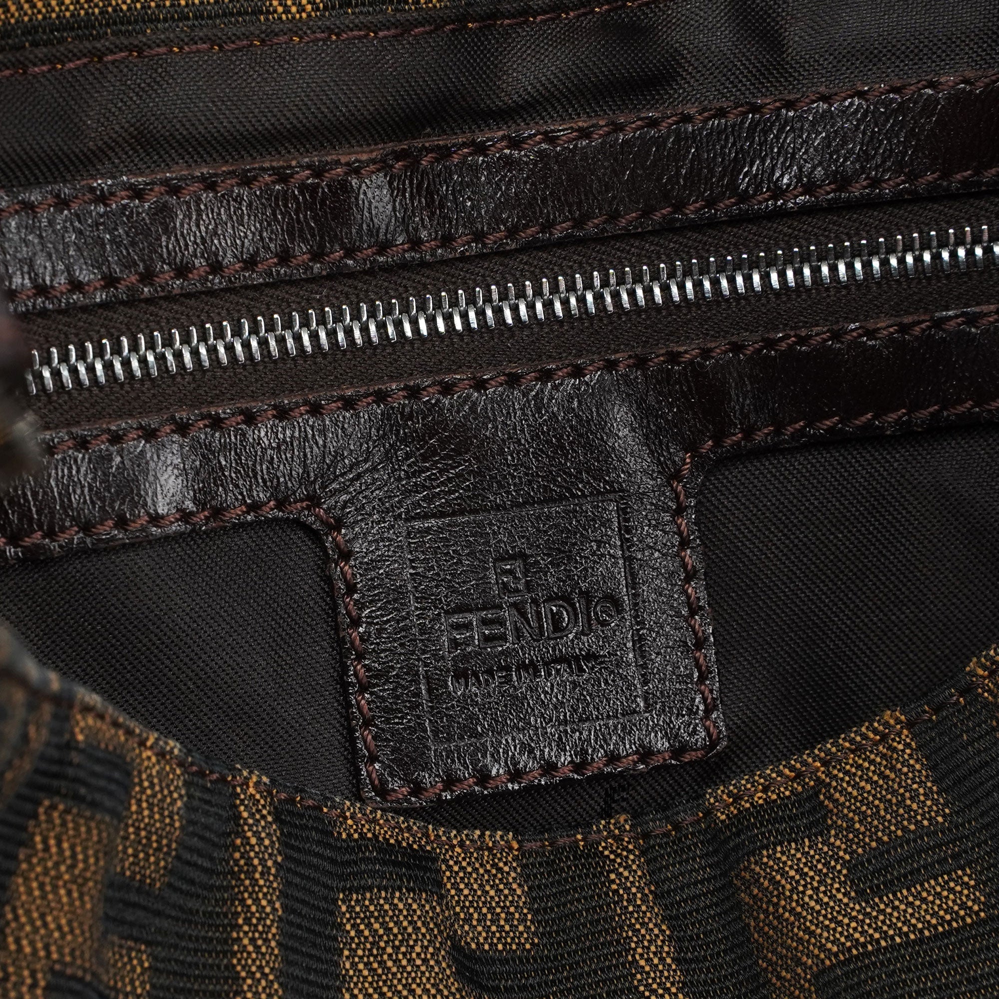 Brown FF Zucca Mamma Bag