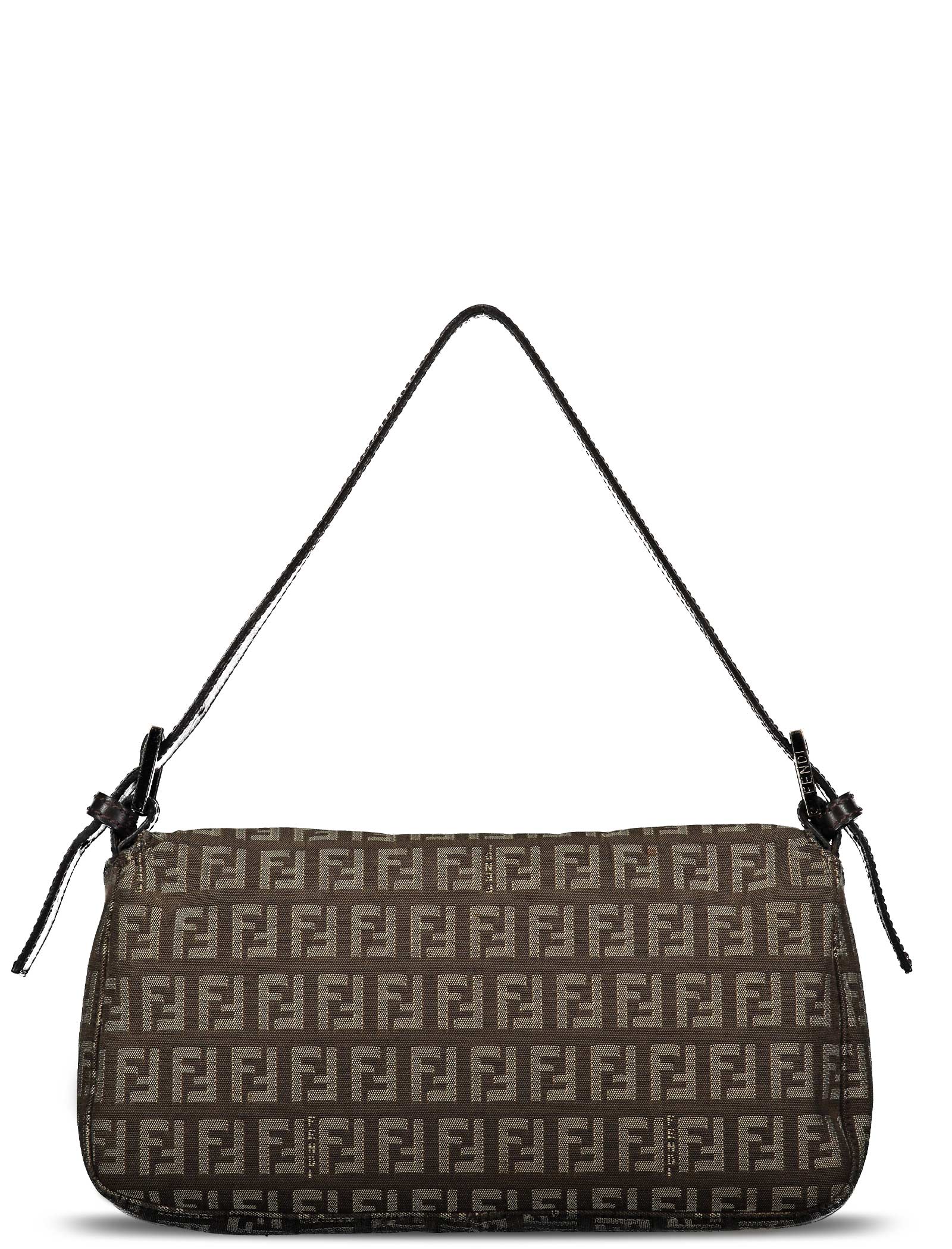 Brown Zucchini Canvas Monogram Baguette