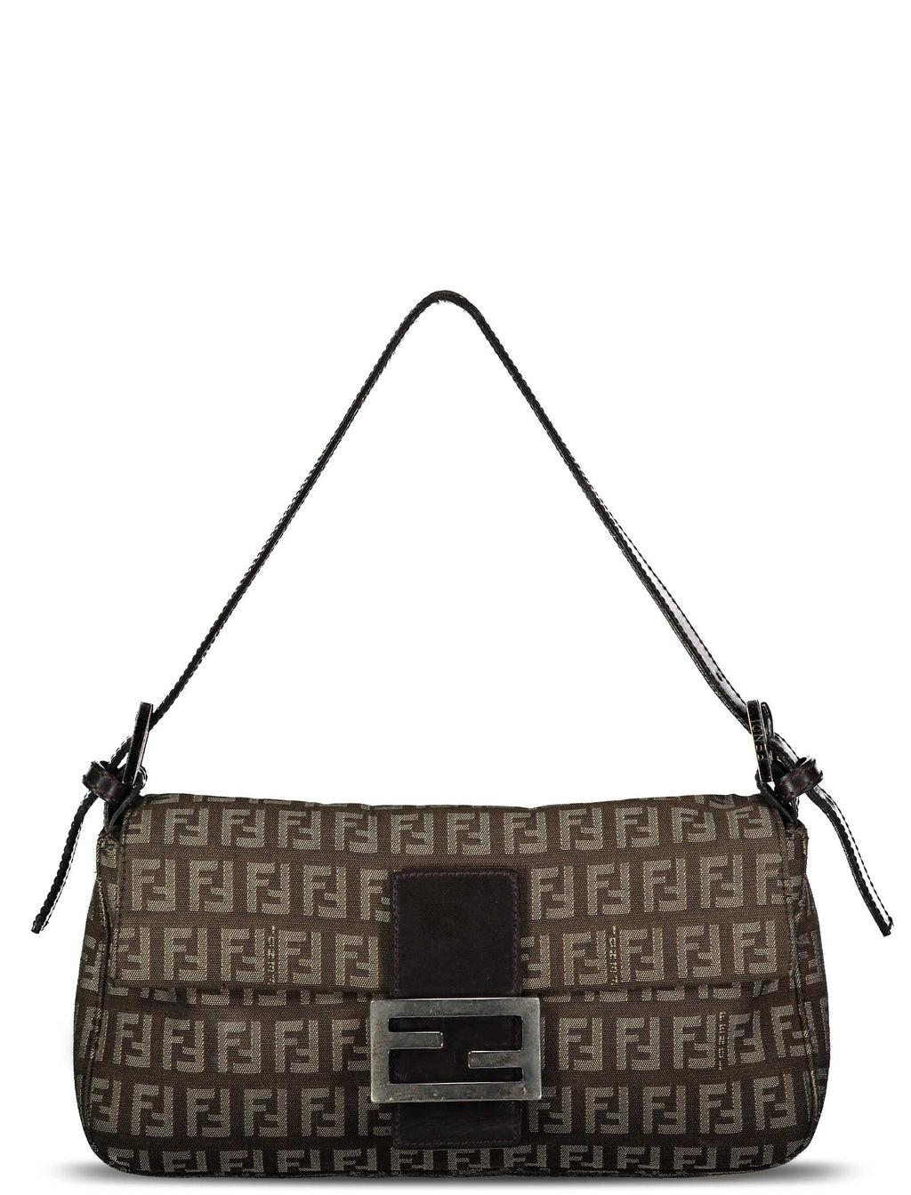Brown Zucchini Canvas Monogram Baguette