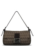 Brown Zucchini Canvas Monogram Baguette