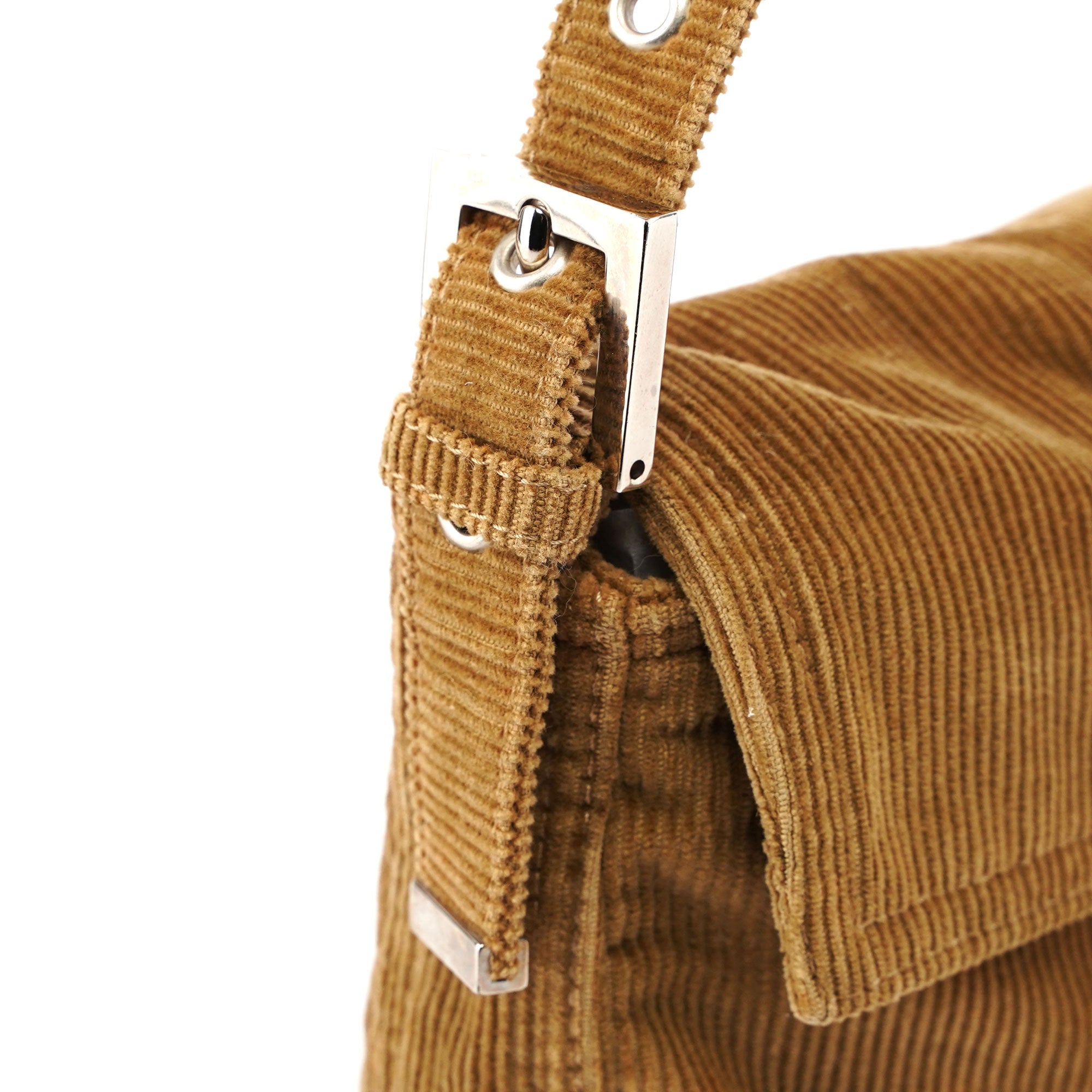 Corduroy Baguette Bag