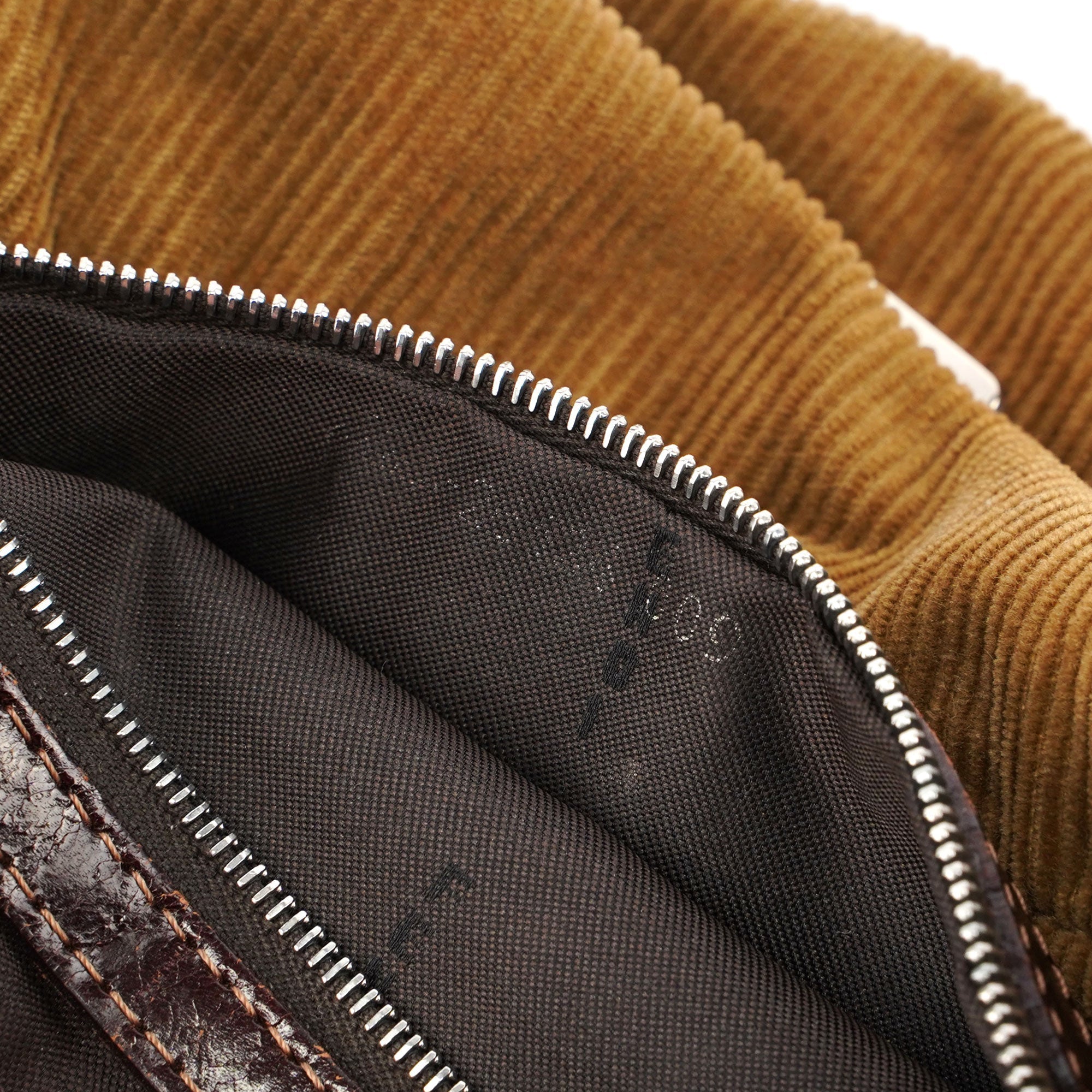 Corduroy Baguette Bag