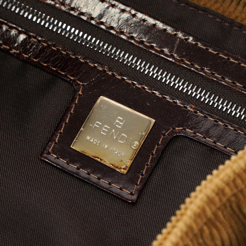 Corduroy Baguette Bag