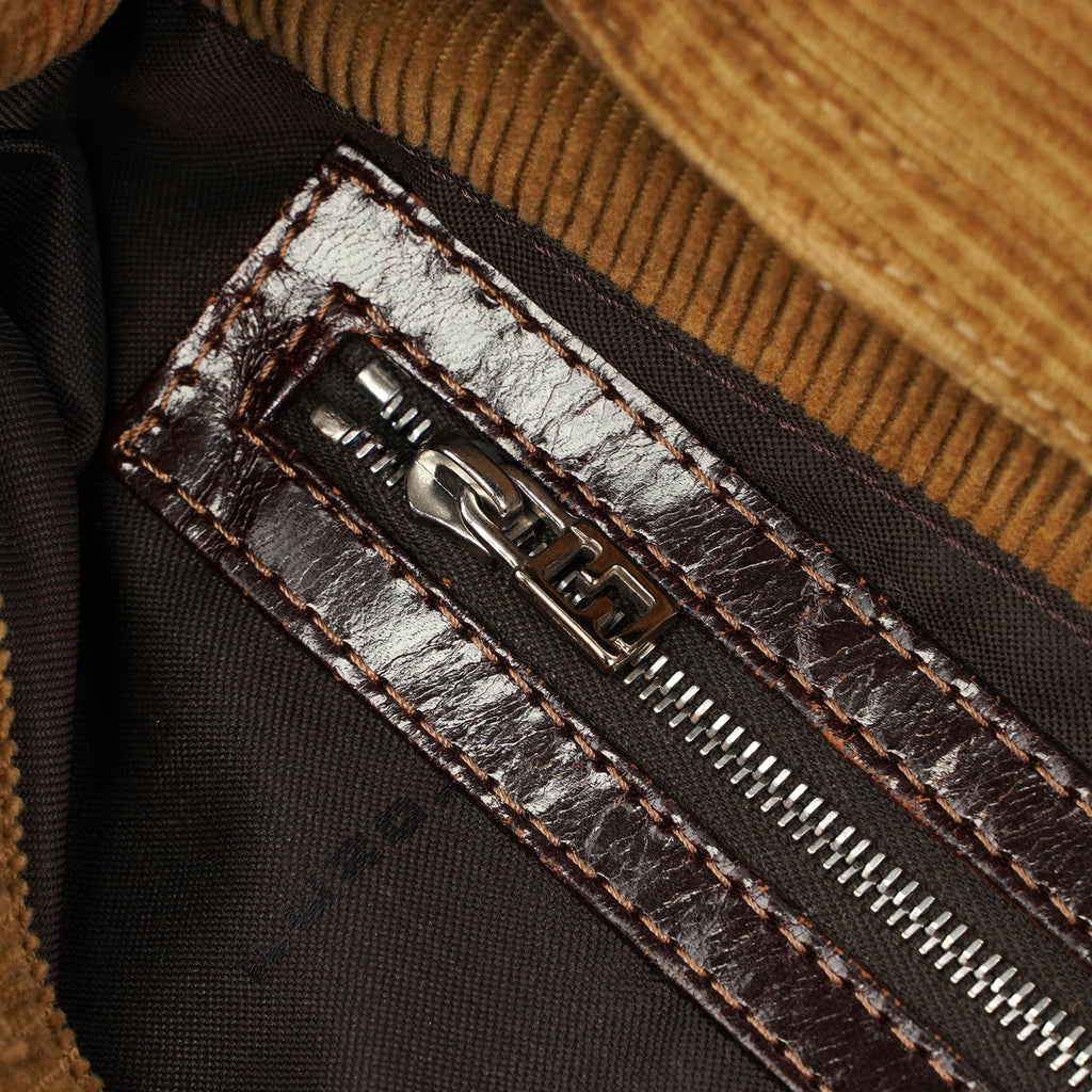 Corduroy Baguette Bag