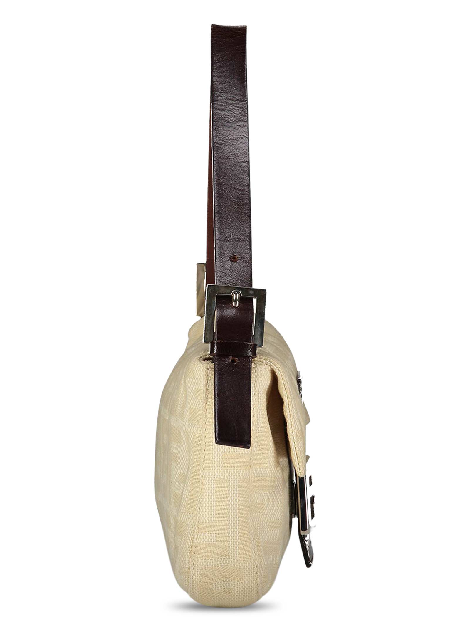 Ivory Zucca Canvas Monogram Baguette