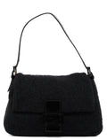Navy Virgin Wool Mamma Bag