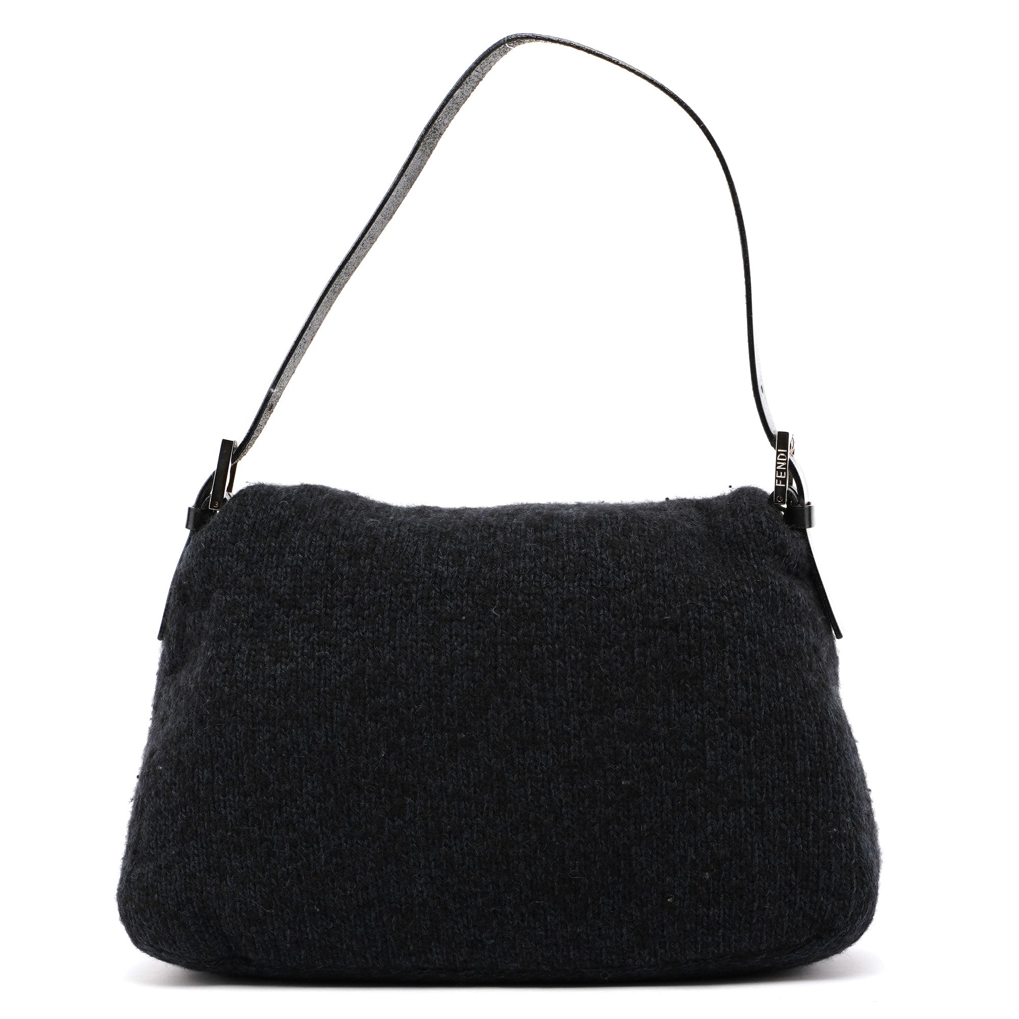 Navy Virgin Wool Mamma Bag