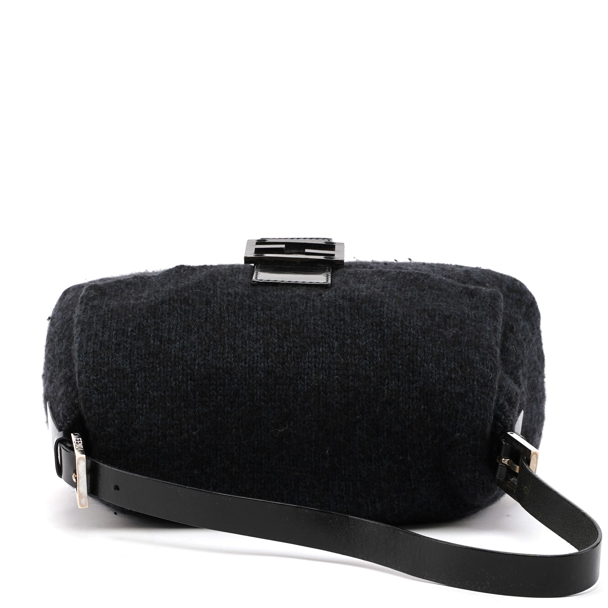 Navy Virgin Wool Mamma Bag