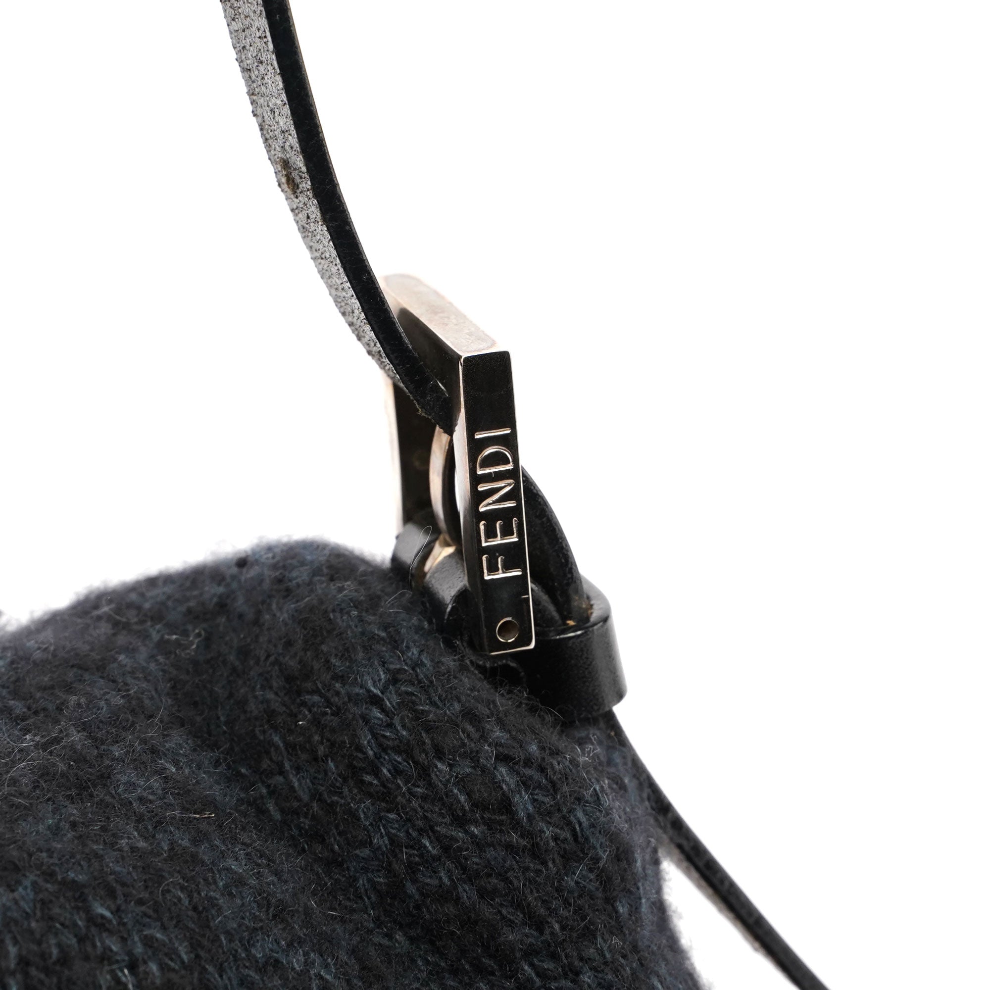 Navy Virgin Wool Mamma Bag