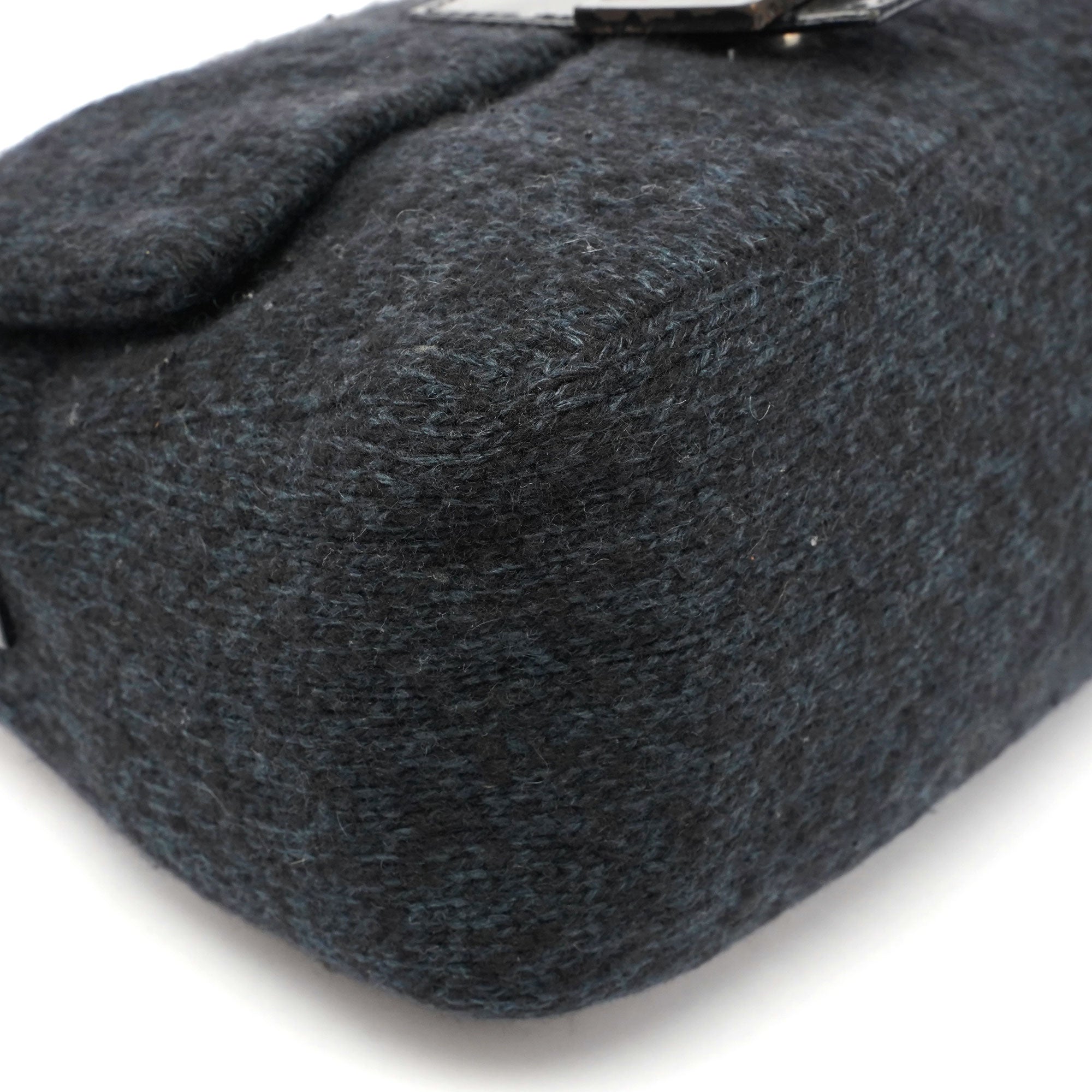 Navy Virgin Wool Mamma Bag