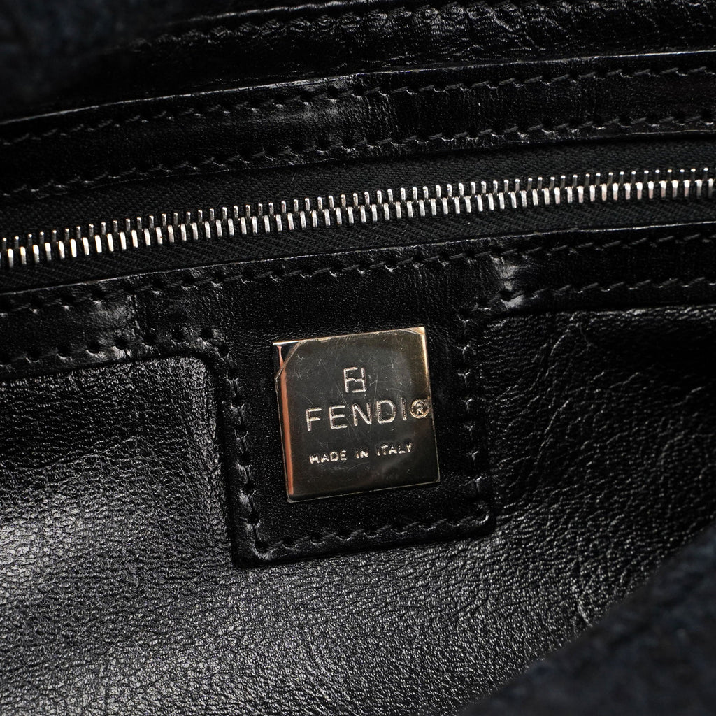 Navy Virgin Wool Mamma Bag