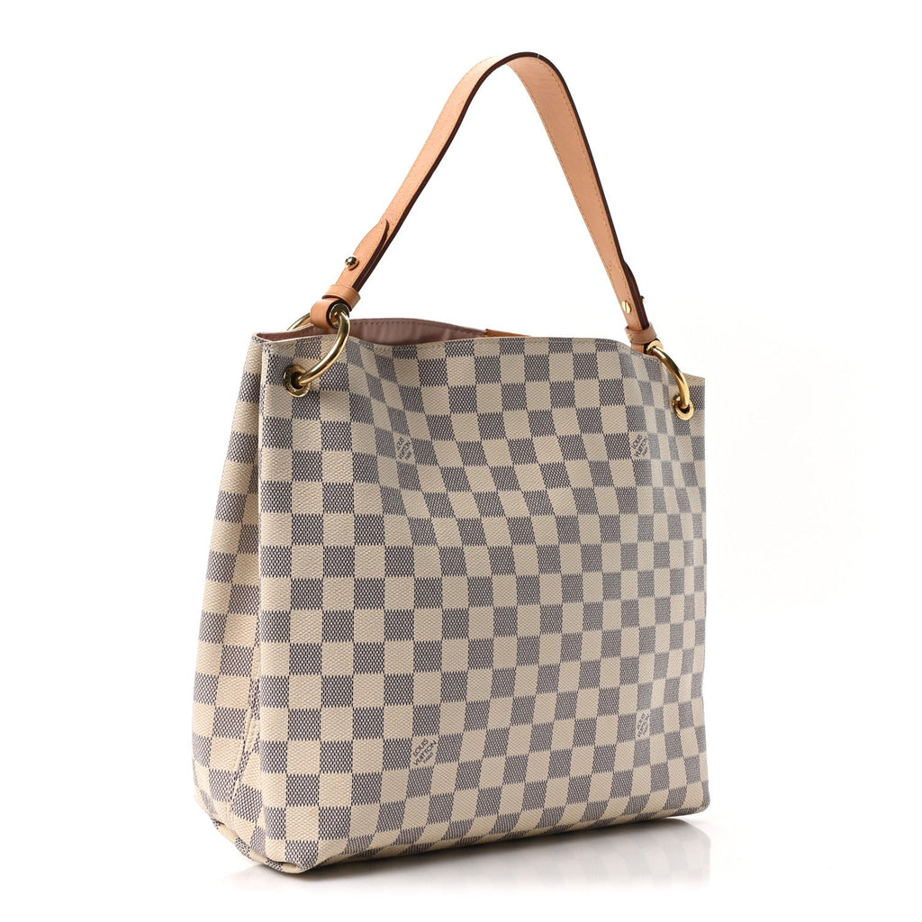 Damier Azur Graceful PM Rose Ballerine