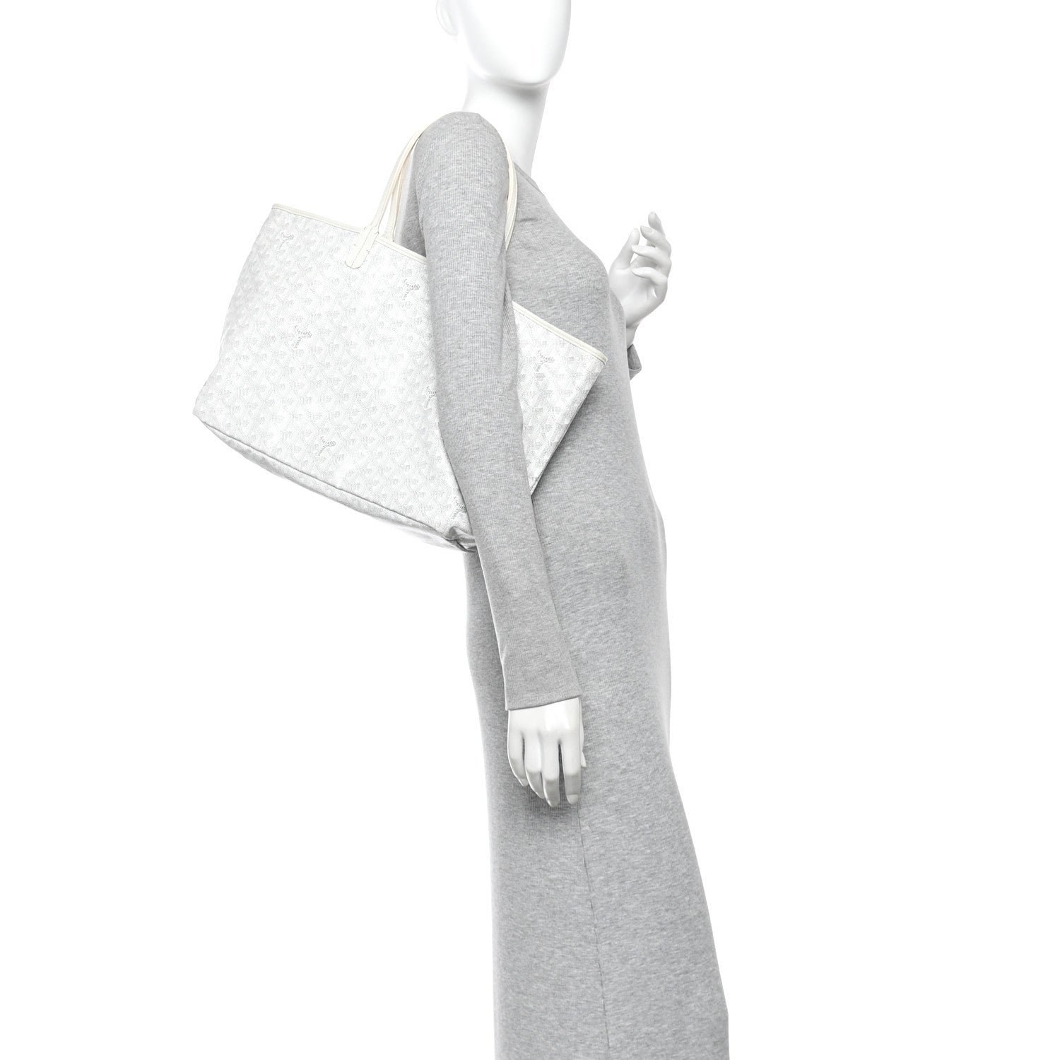 Goyardine Saint Louis PM White