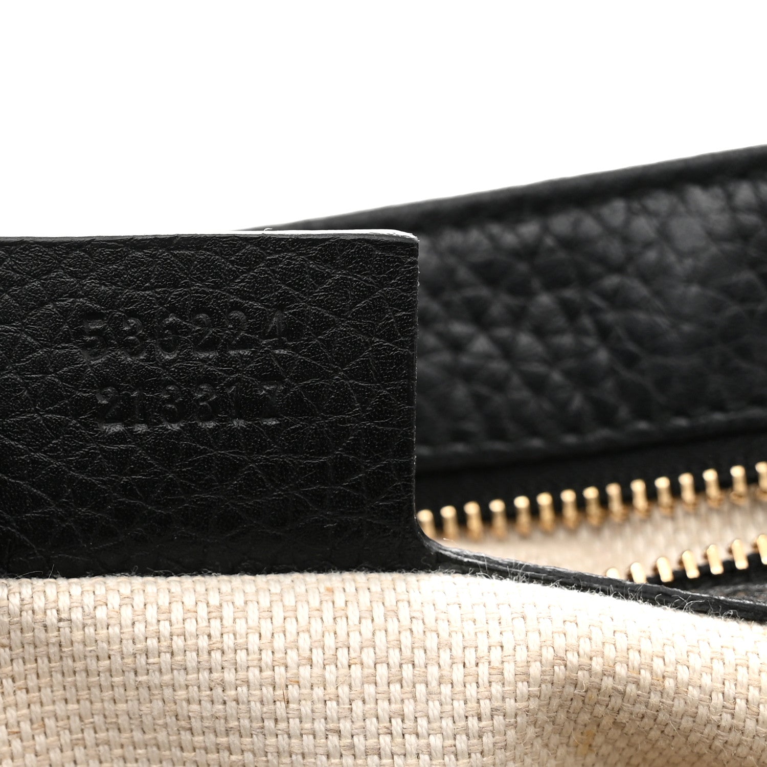Pebbled Calfskin Medium Soho Flap Crossbody Black