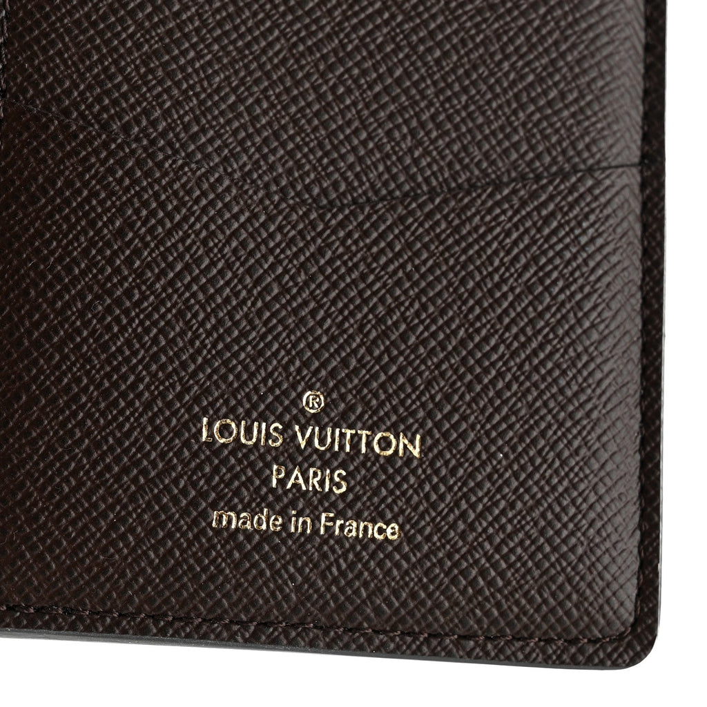 Monogram Craggy Pocket Organizer Chocolate