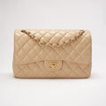 Chanel Classic Jumbo Double Flap Lamb Beige 2011
