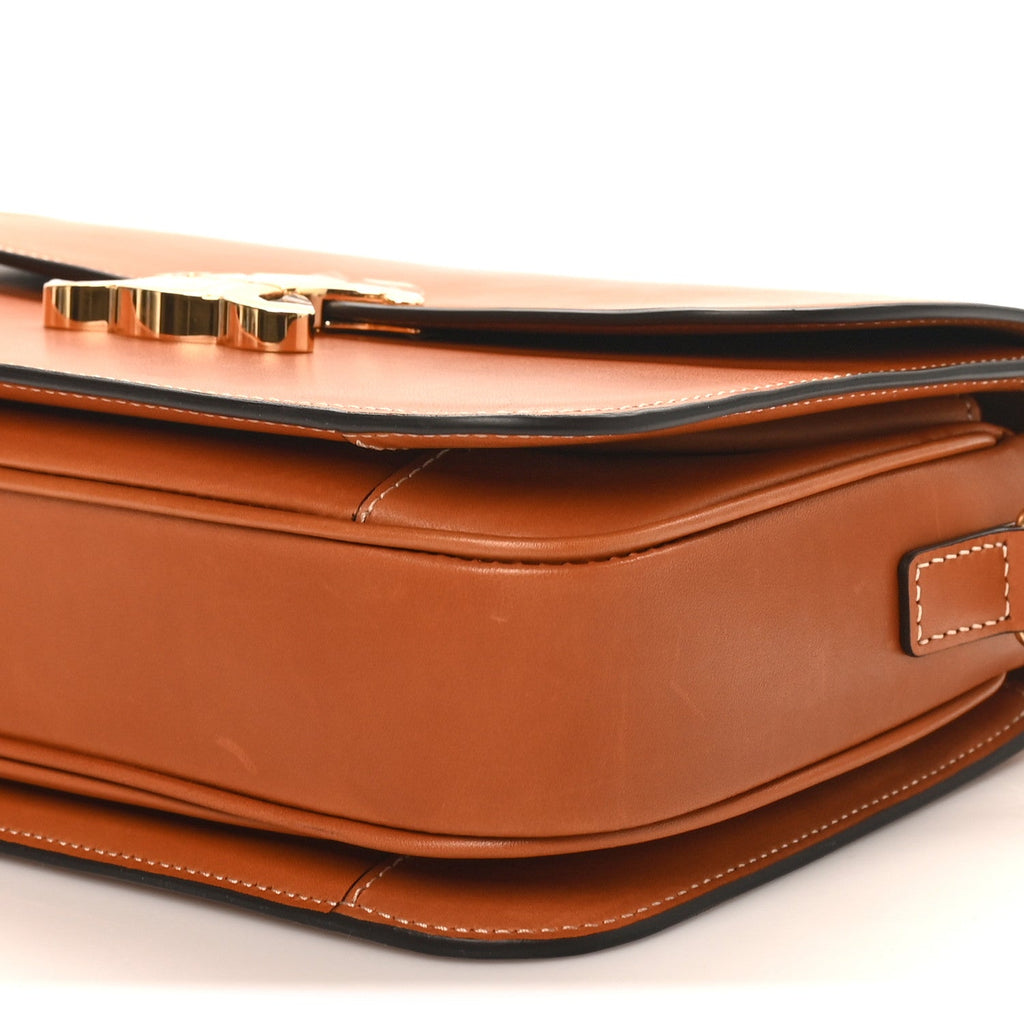 Natural Calfskin Medium Triomphe Tan
